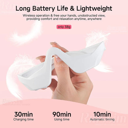 3D EMS Eye Massager with Red Light Therapy