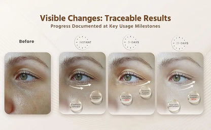 3D EMS Eye Massager with Red Light Therapy